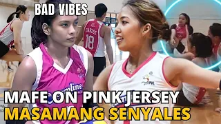 Mafe Galanza & Thea Bonafe in PINK JERSEY! May masamang Senyales!? Creamline TEAM to BEAT!