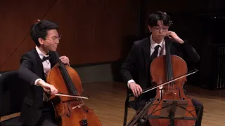 "Danzas Latinoamericanas" for two cellos by José Elizondo | James Baik and Eugene Lin
