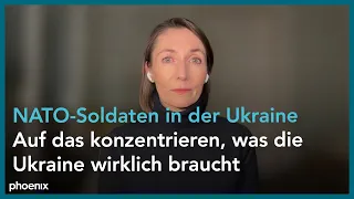 Sicherheitsexpertin Claudia Major u.a. zum Einsatz von Bodentruppen in der Ukraine | 27.02.2024