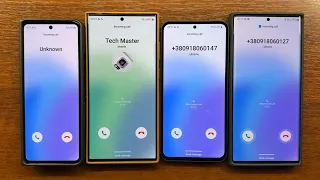 Samsung Galaxy Z Fold 4 vs S23 Ultra vs A54 vs Note 20 Ultra Quadruple Cellular Incoming Calls