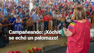 #Campañeando | Al equipo de Xóchitl se le ocurrió que la candidata cantara "Caminos de Michoacán"