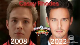 Power Rangers Jungle Fury Then and Now