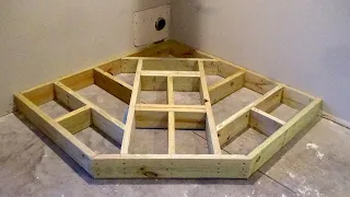 How to Build a Wood Stove Hearth - Framing a Hearth