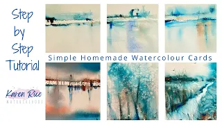 How To Make Easy Homemade Watercolour Cards