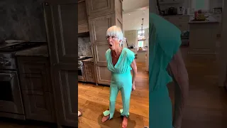 Luke Bryan's mom tries on new clothes #shorts