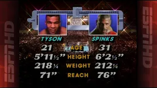 Лучший Бой Майка Тайсона в HD качестве. Mike Tyson vs. Michael Spinks (27.06.88)