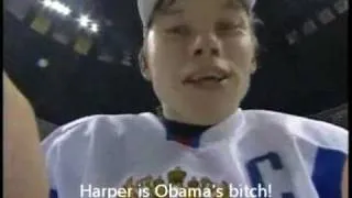 2011 Russian Junior Team Celebrates Gold Medal Victory Over Team Canada... Translated