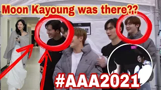 Cha Eunwoo and Moon Kayoung Full Interaction in 2021AAA Behind the Scene SHINSHINCOUPLE REAL MOMENT