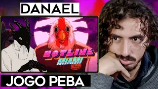 FALANDO SOBRE COMO HOTLINE MIAMI 1 É UMA OBRA PRIMA - Danael Fernandes | Leozin React