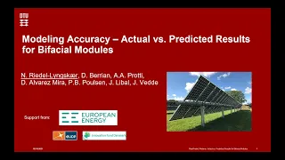 Webinar: PlantPredict Modeling Accuracy – Actual vs Predicted Results for Bifacial Modules