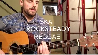 The Difference Between Ska, Rocksteady, and Reggae Guitar - Guitar Lesson