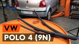 Как заменить щётки стеклоочистителя на VW POLO 4 (9N) [ВИДЕОУРОК AUTODOC]