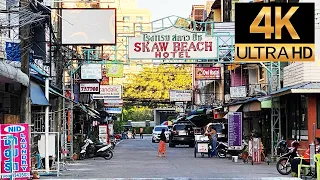 Pattaya 4K Walk 2020 Nov. BeachRoad ⇔BuaKhao