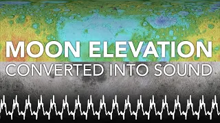 Moon Elevation Converted Into Sound Wave