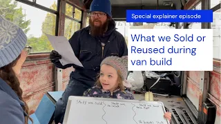 Making Money During The First Stage of Van Build | Stuff We Sold or Reused Stripping Mercedes Vario