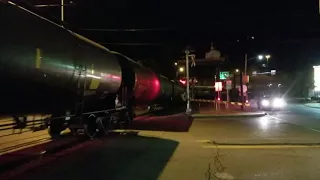 Allegheny Valley Railroad Train Passing Through Etna, Pa