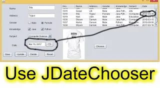 How to Use JDateChooser or JCalendar in Java