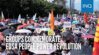 Groups commemorate EDSA People Power Revolution