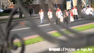 Grodno (Гродно) Catholic procession  Boże Ciało