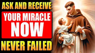 🛑DO JUST THAT STILL TODAY TO RECEIVE YOUR URGENT MIRACLE BY SAINT ANTHONY - POWERFUL PRAYER