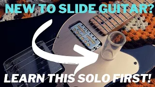 Session Player Lessons: The FIRST Slide Solo You Should Learn