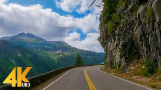 4K Scenic Drive in Mount Rainier National Park - 6 HRS Best Road Trips of the USA - Rear View