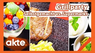 Grillparty: Selbstgemacht gegen Supermarkt | Akte | SAT.1