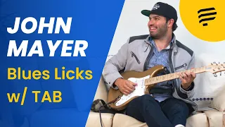 10 John Mayer Blues Licks (John Mayer Guitar Lesson)