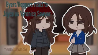 || Byers/Hoppers react to Joyce as Veronica Sawyer || Part 1 || mental.unstable ||