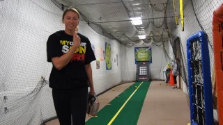 Lacey Waldrop on Radar Pitching Trainer