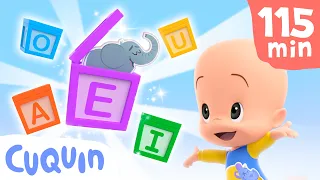 Vowels unboxing and more educational videos for kids with Cuquin