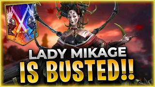 THIS BUILD Makes Mikage SO OP!! Raid: Shadow Legends Lady Mikage Champion Showcase