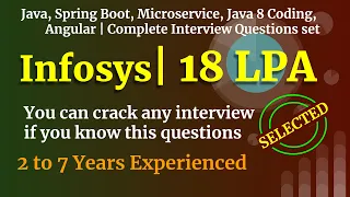 Infosys Interview | Angular, Java coding, Spring Boot, Microservice Question Answers