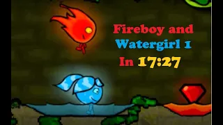 Fireboy and Watergirl Speedrun BY ONE PERSON In 17:27 (World Record)