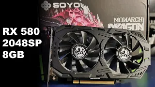 САМАЯ БЮДЖЕТНАЯ RX 580 С ОЗОНА / видеокарта Soyo RX 580 2048SP из Китая