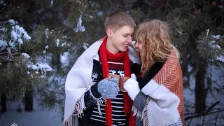 Winter love-story. Слайд-шоу с элементами видео. Константин и Анна ❤