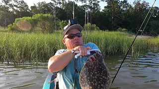 3 Fat 20'' flounder on this awesome bait!