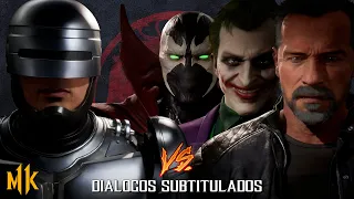 Mortal Kombat 11 | Robocop VS Spawn, Joker & Terminator - Diálogos Subtitulados