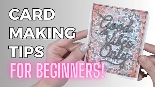 Card Making Tips for Beginners ✨ Make your cards POP!! ✨