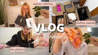 VLOG nákupy a novinky YSL, Essence & Catrice, NYX, Hebe, Rimmel, Mixa, třídím oblečení a fav pilates