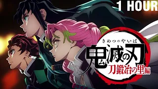 [1 HOUR] Demon Slayer Season 3 Opening Full - Kizuna no Kiseki By MAN WITH A MISSION x milet