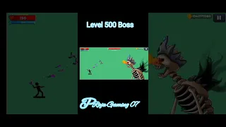 150 HP vs Level 500 Boss The Archers 2