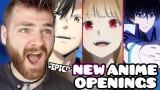 First Time Reacting to *NEW* ANIME OPENINGS | 2024 UPDATED EDITION | ANIME REACTION!