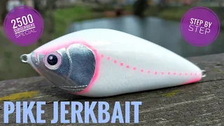 Lure Making Pike Jerkbait - part 1 2500 SUBSCRIBERS SPECIAL 💜