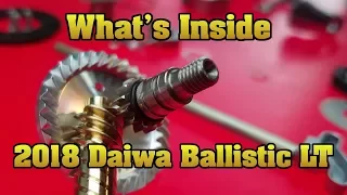 NEW! 2018 Daiwa Ballistic LT Inside out analysis:  Going over all the internals and features