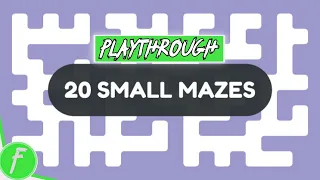 20 Small Mazes FULL WALKTHROUGH Gameplay HD (PC) | NO COMMENTARY