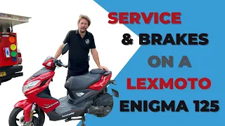 Service on a Lexmoto Enigma 125 Moped