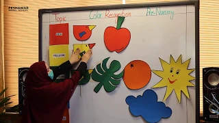 Pre-School Kindergarten | Pre-Nursery Color Recognition Activity