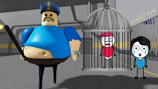 Roblox Barry's Prison Run - Scary First Person Obby | Khaleel and Motu Gameplay