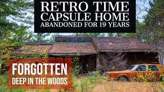 Forgotten Deep In the Woods, a Retro Time Capsule Home Abandoned for 19 Years